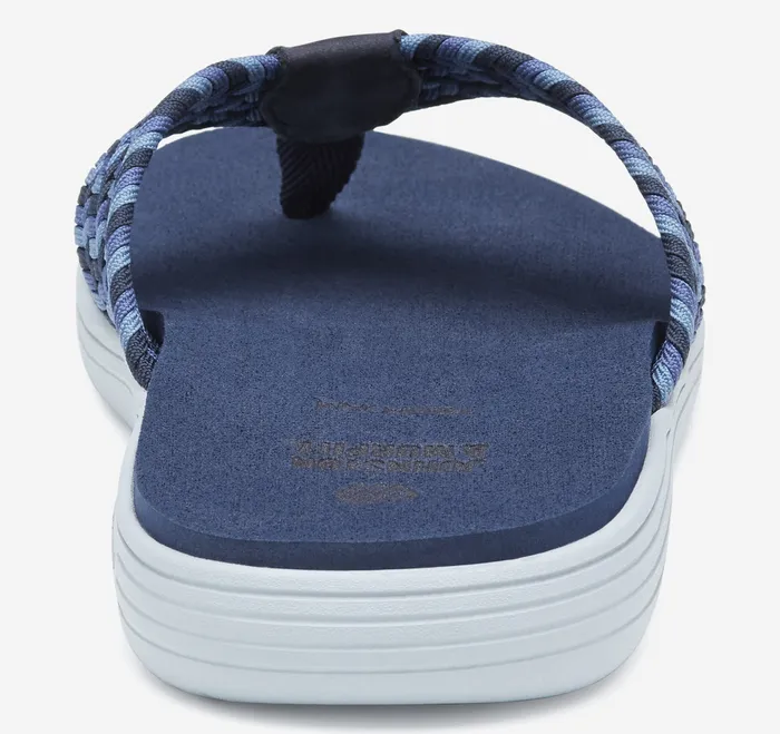 Sandals Men Upton Woven FlipFlop Navy Nylon Johnston and Murphy