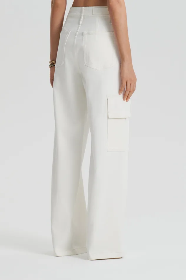 Scanlan Theodore Denim Women DENIM CARGO JEAN NATURA115 Scanlan Theodore Denim Women DENIM CARGO JEAN NATURA115