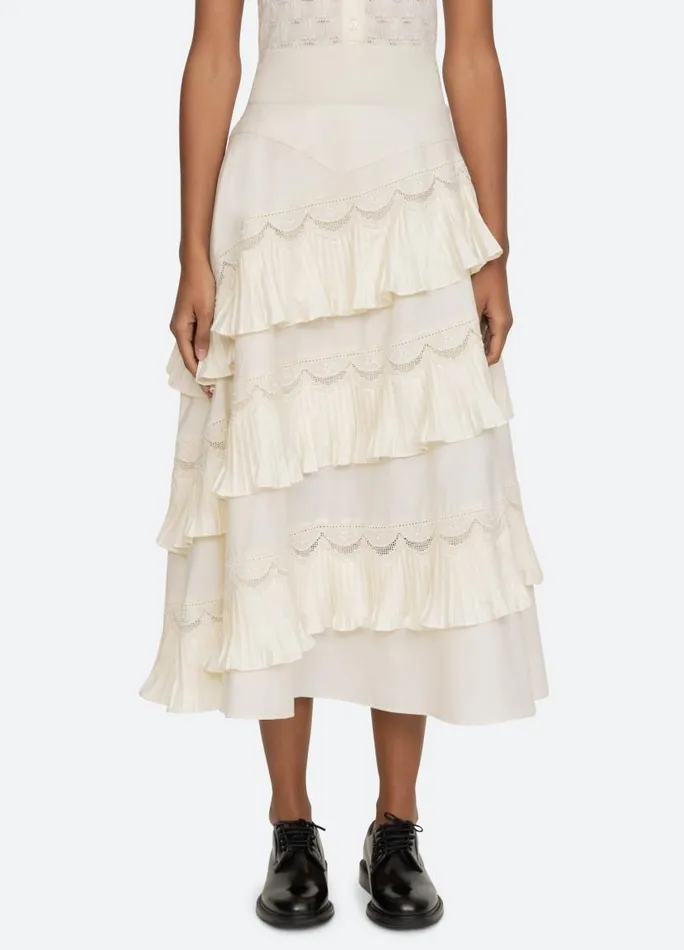 Sea New York Bottoms Women Antonina Skirt Cream Sea New York Bottoms Women Antonina Skirt Cream