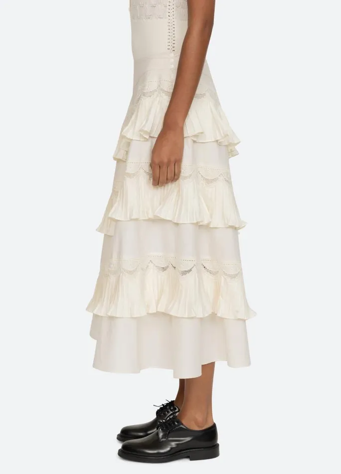 Sea New York Bottoms Women Antonina Skirt Cream Sea New York Bottoms Women Antonina Skirt Cream