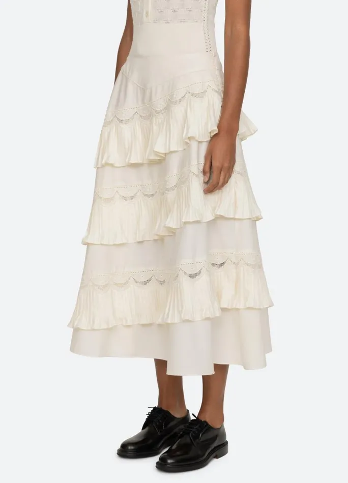 Sea New York Bottoms Women Antonina Skirt Cream Sea New York Bottoms Women Antonina Skirt Cream