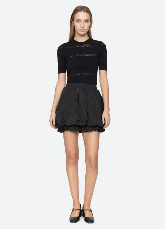 Sea New York Bottoms Women Belen Mini Skirt Black