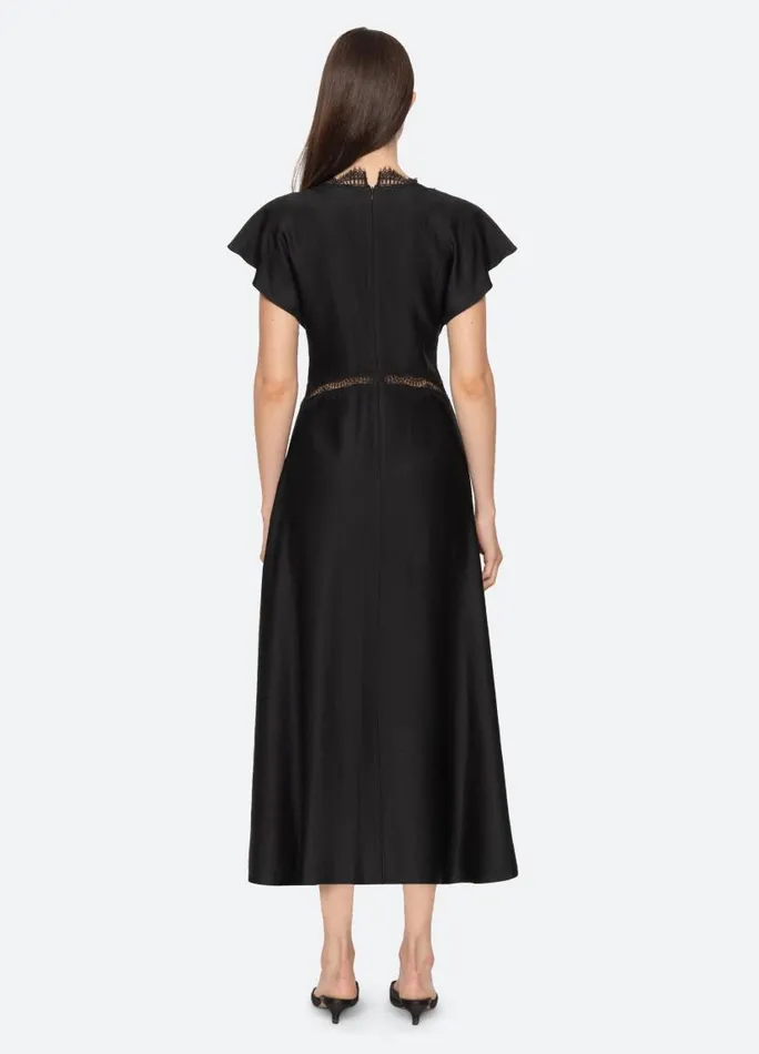 Sea New York Dresses Women Noa VNeck Dress Black Sea New York Dresses Women Noa VNeck Dress Black