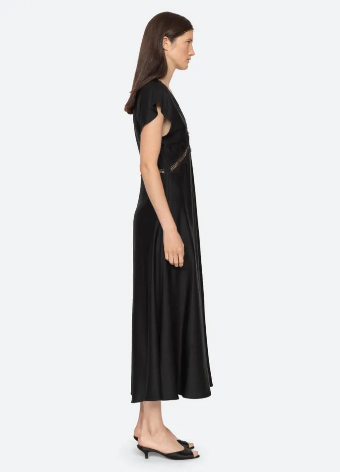 Sea New York Dresses Women Noa VNeck Dress Black Sea New York Dresses Women Noa VNeck Dress Black