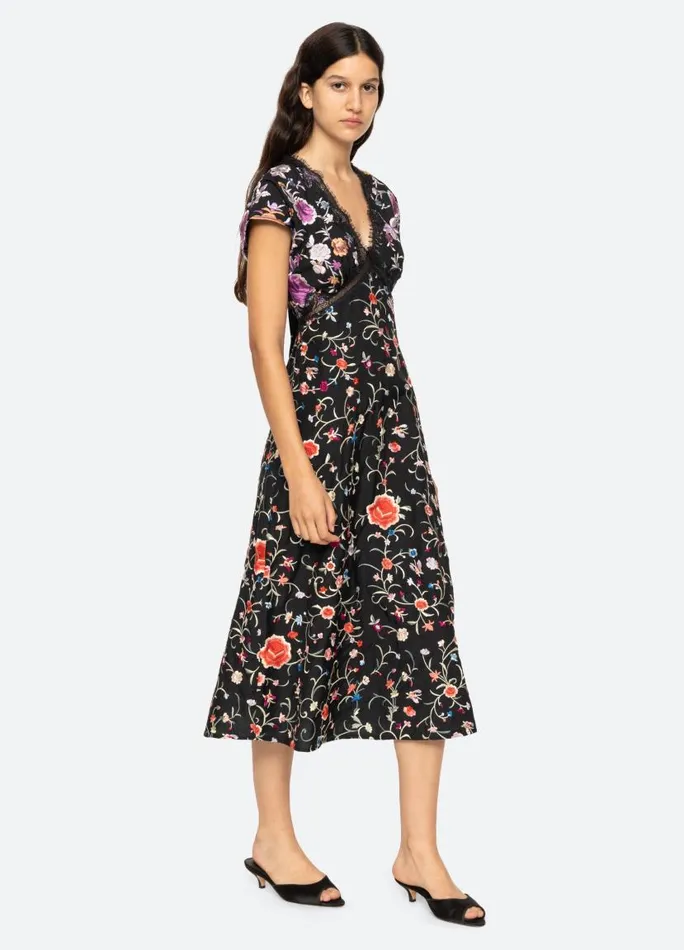 Sea New York Dresses Women Priscilla VNeck Dress Black Sea New York Dresses Women Priscilla VNeck Dress Black
