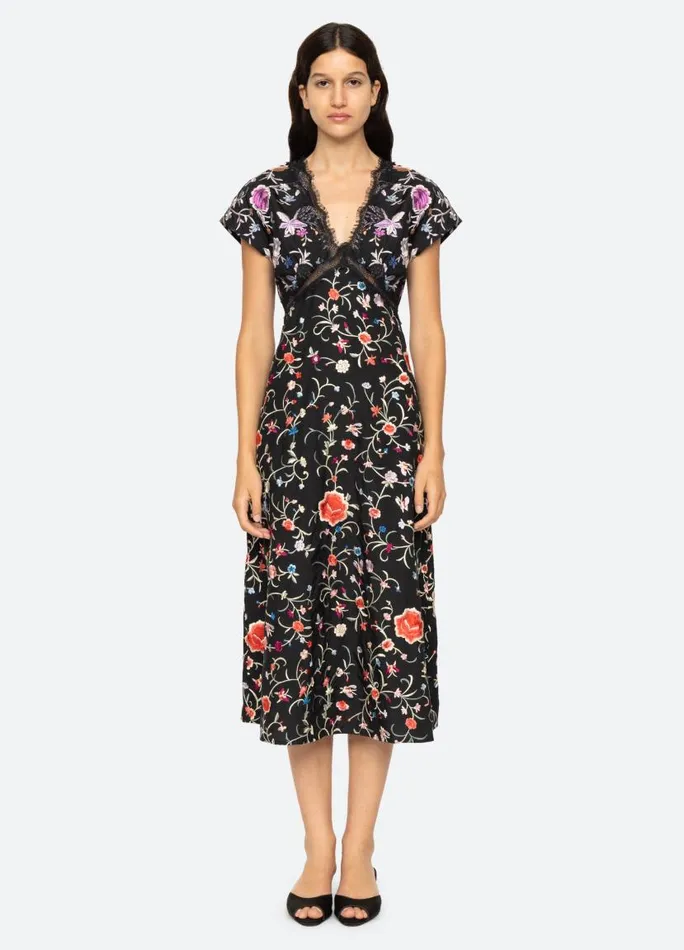 Sea New York Dresses Women Priscilla VNeck Dress Black Sea New York Dresses Women Priscilla VNeck Dress Black