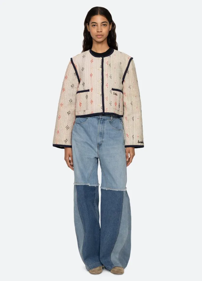 Sea New York Outerwear Women Kantha Jacket Coral