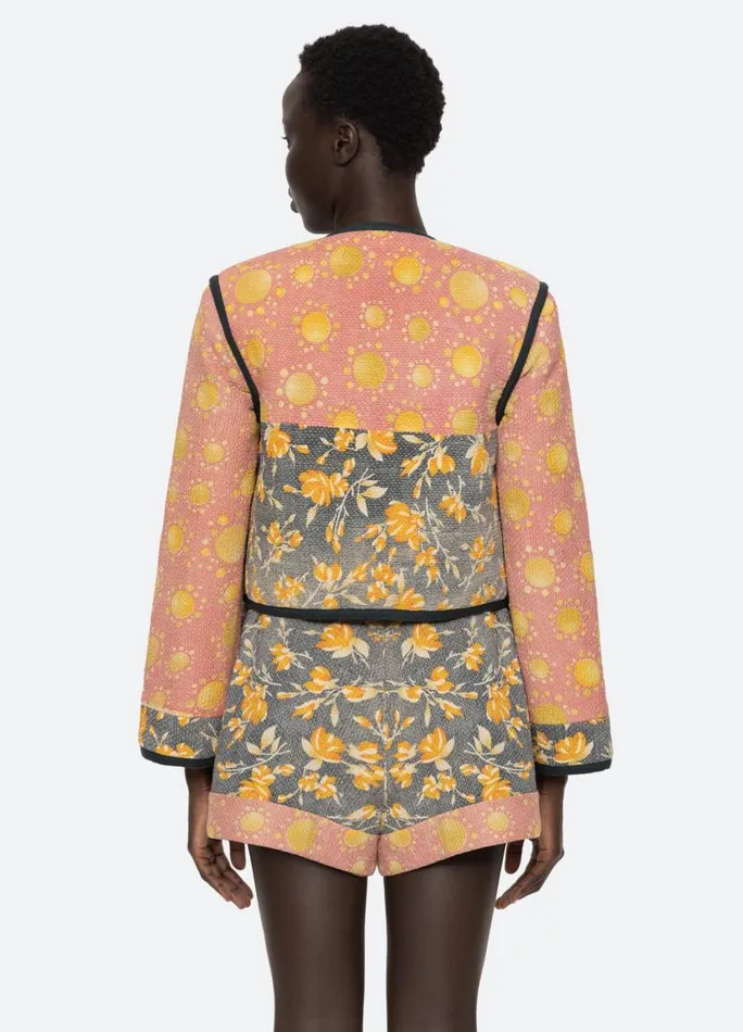 Sea New York Outerwear Women Kantha Jacket Coral