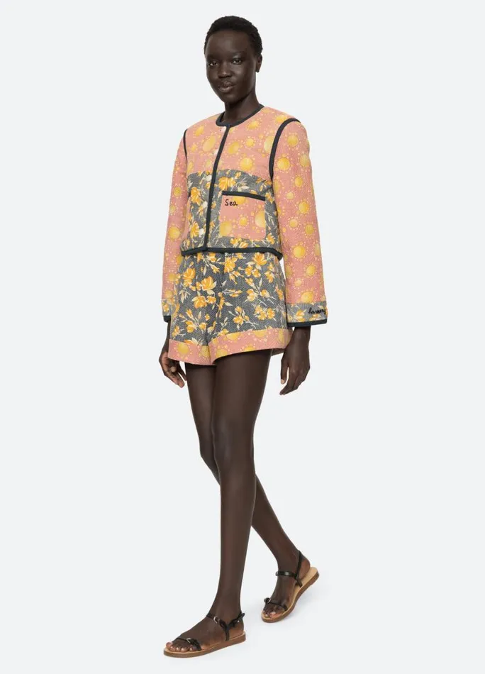 Sea New York Outerwear Women Kantha Jacket Coral