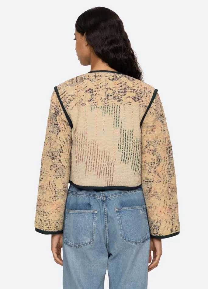 Sea New York Outerwear Women Kantha Jacket Coral