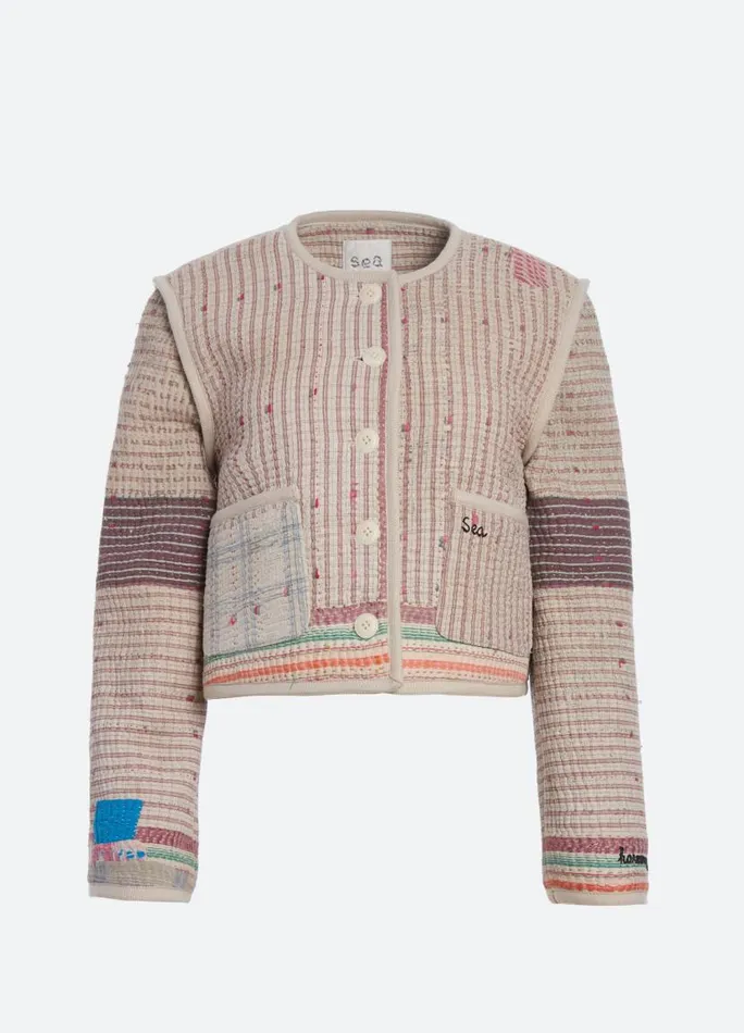Sea New York Outerwear Women Kantha Jacket Coral