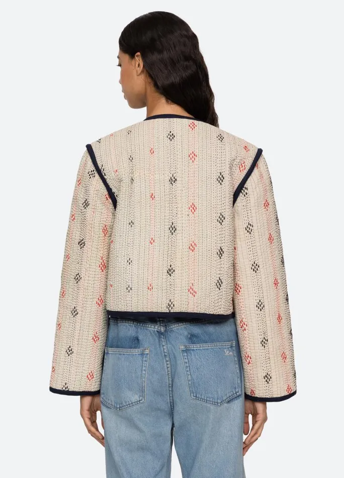 Sea New York Outerwear Women Kantha Jacket Coral