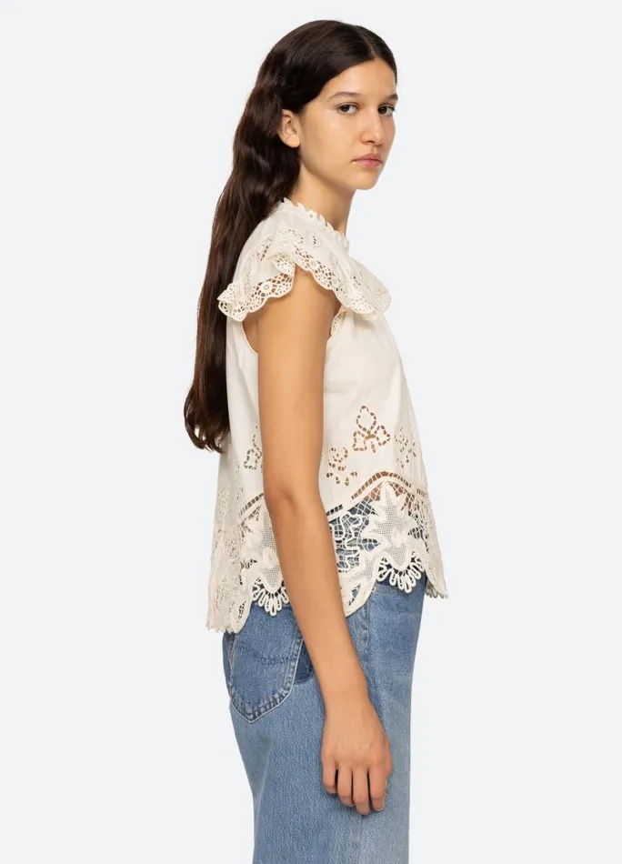 Sea New York Tops Women Gianna Top Bone