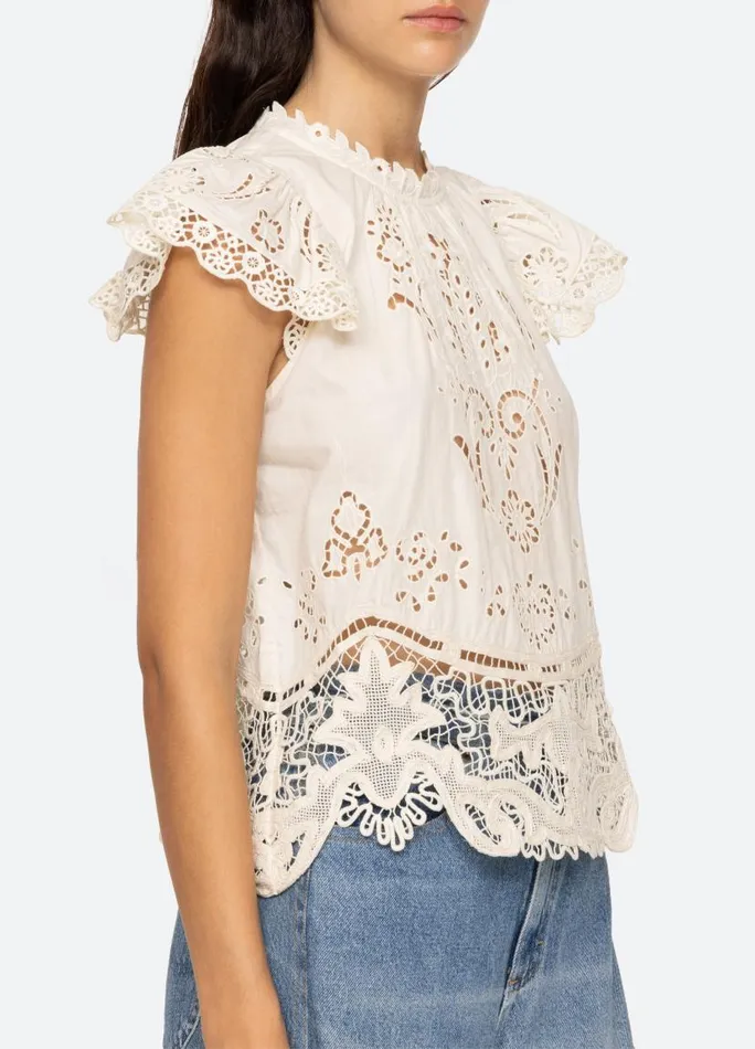 Sea New York Tops Women Gianna Top Bone