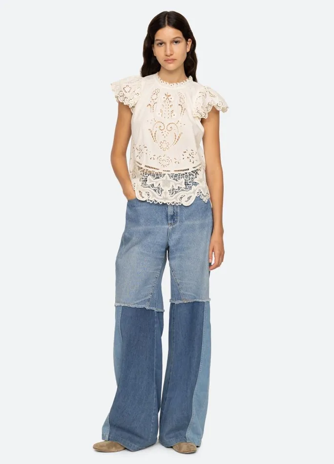 Sea New York Tops Women Gianna Top Bone