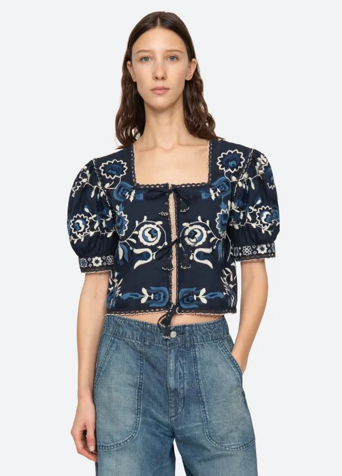 Sea New York Tops Women Inga Top Navy