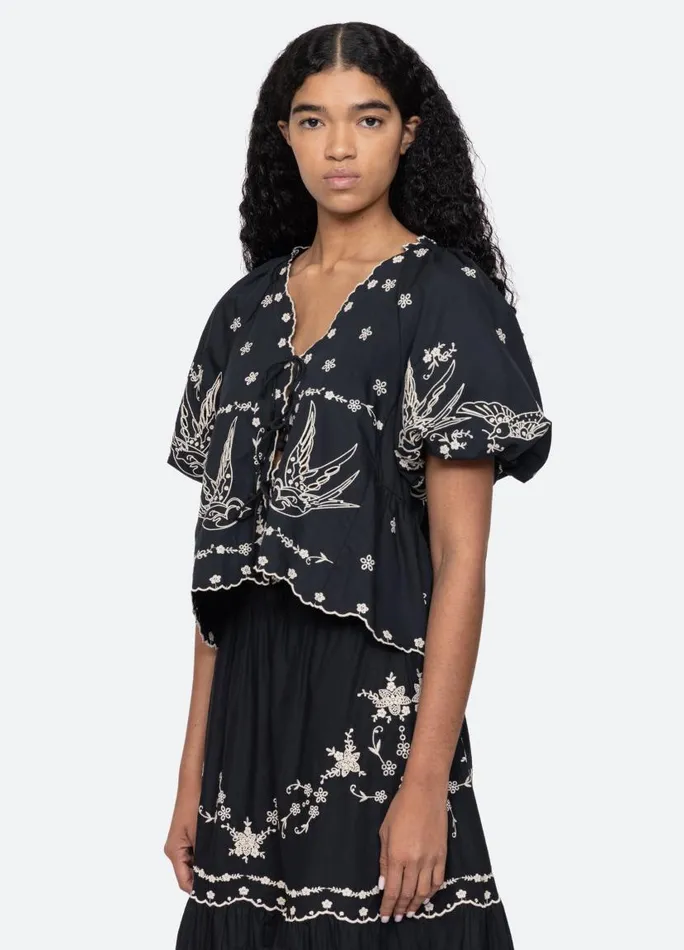 Sea New York Tops Women Kingsley Top Black Sea New York Tops Women Kingsley Top Black