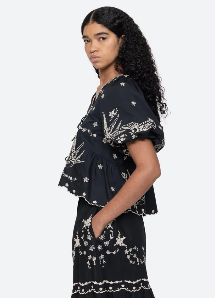 Sea New York Tops Women Kingsley Top Black Sea New York Tops Women Kingsley Top Black