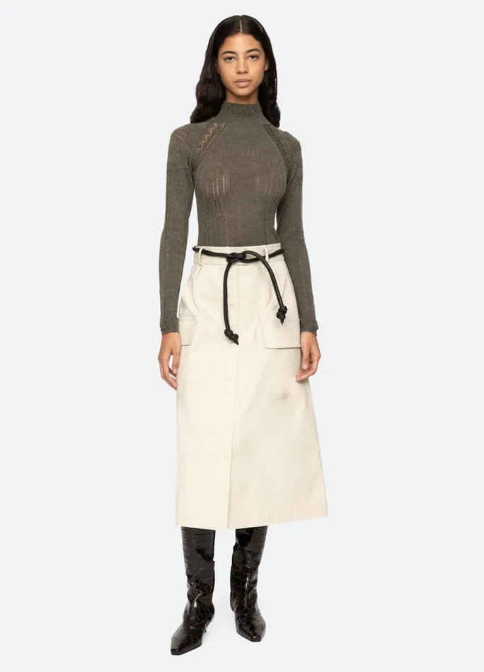 Sea New York Tops Women Paxton Turtleneck Burgundy