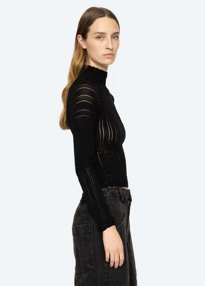 Sea New York Tops Women Paxton Turtleneck Burgundy