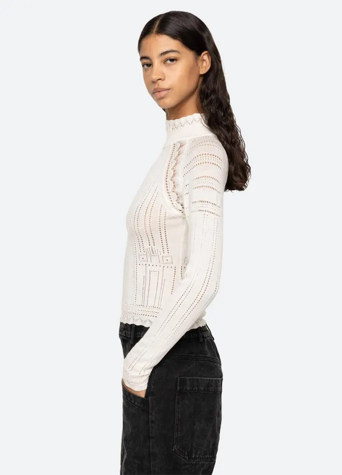 Sea New York Tops Women Paxton Turtleneck Burgundy