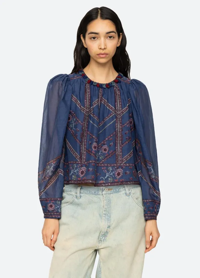 Sea New York Tops Women Valeria Top Navy