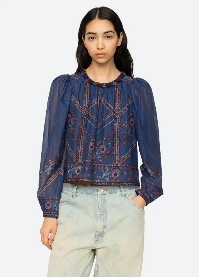 Sea New York Tops Women Valeria Top Navy