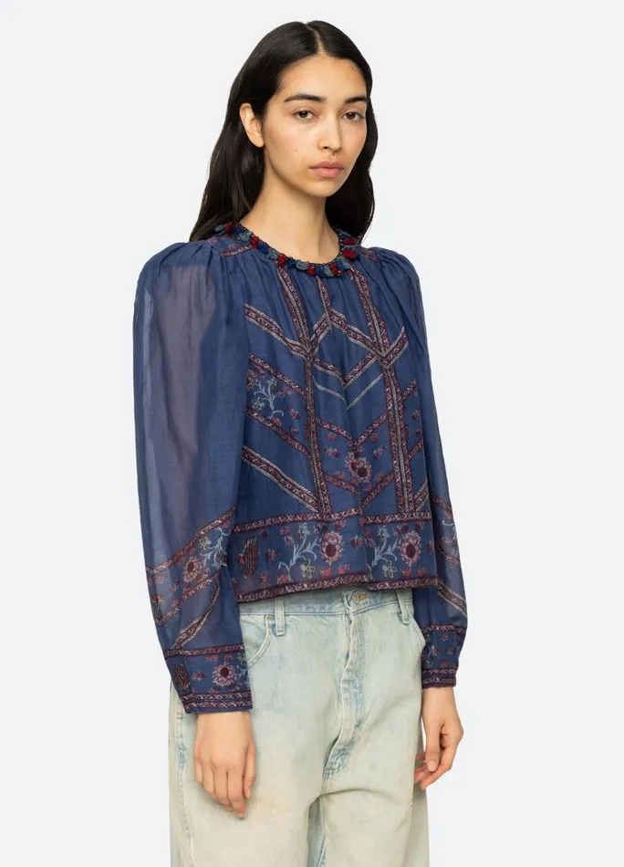 Sea New York Tops Women Valeria Top Navy