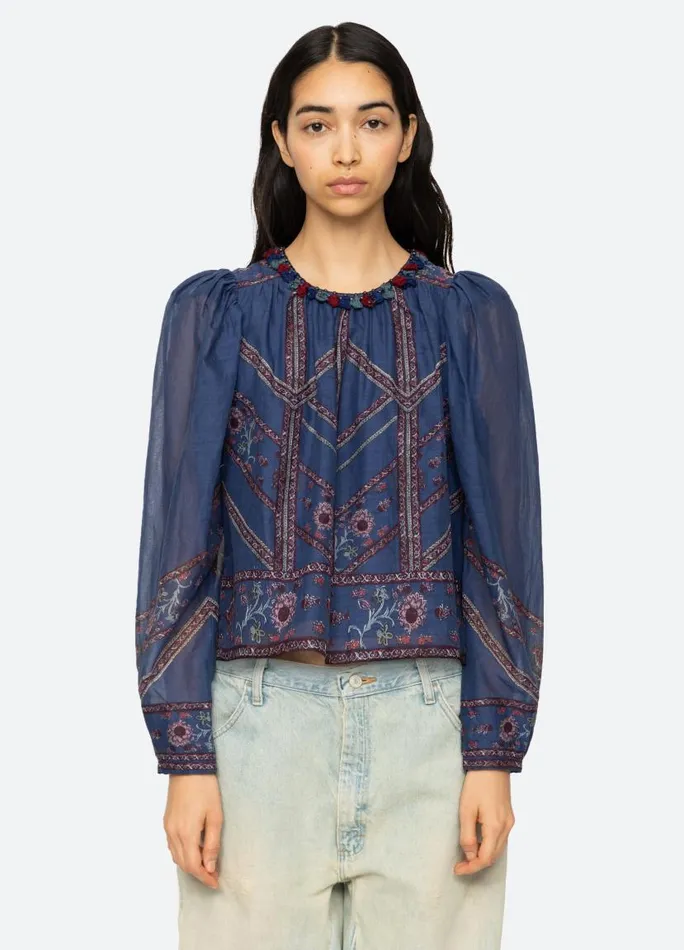 Sea New York Tops Women Valeria Top Navy