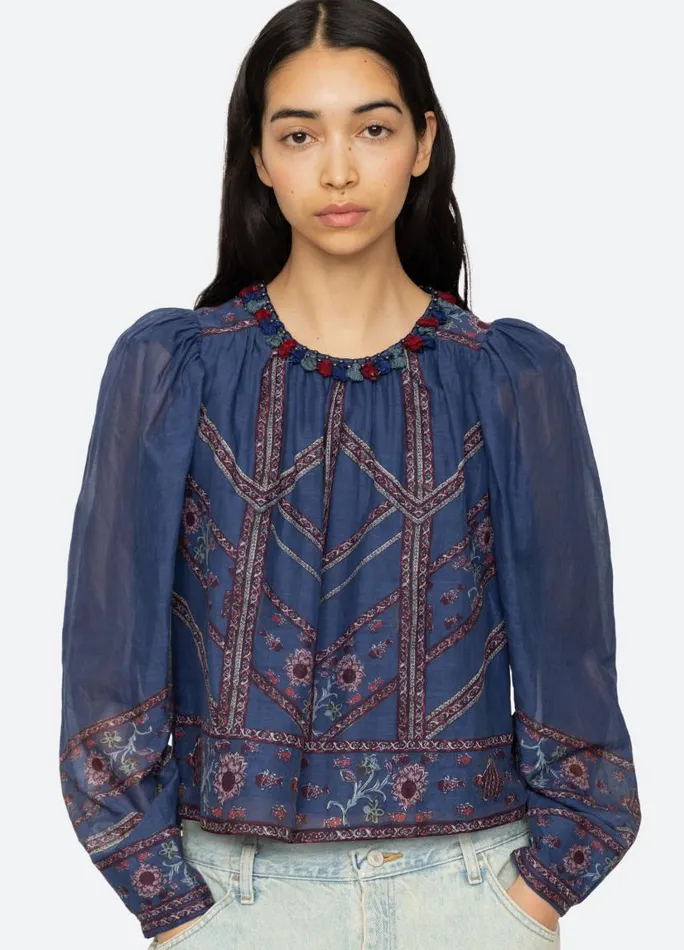 Sea New York Tops Women Valeria Top Navy