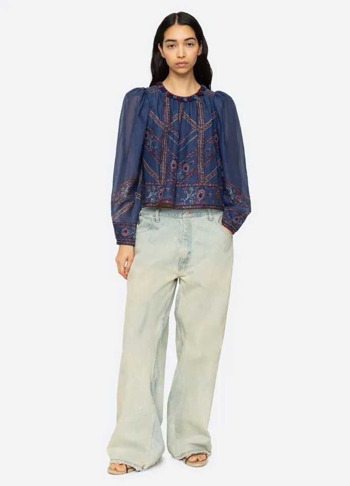 Sea New York Tops Women Valeria Top Navy