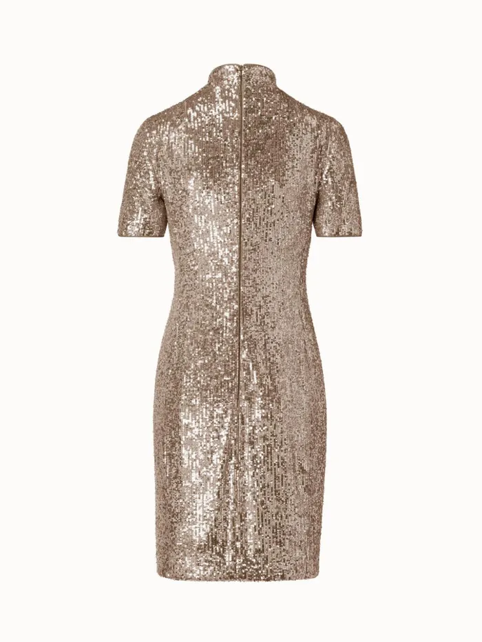 Sequins Gown Gold Women Akris Dresses