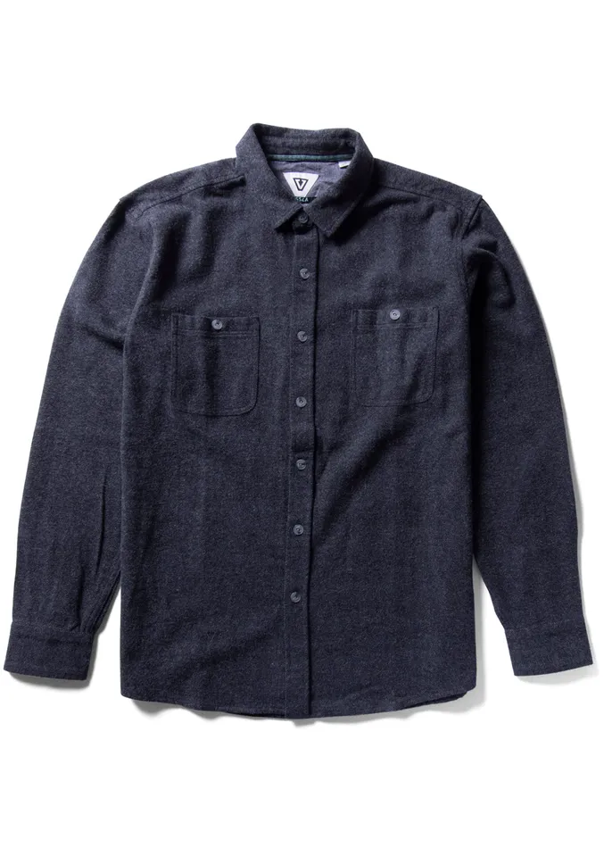 Shirts and Flannels Men Vissla Shaver Ls Flannel Black
