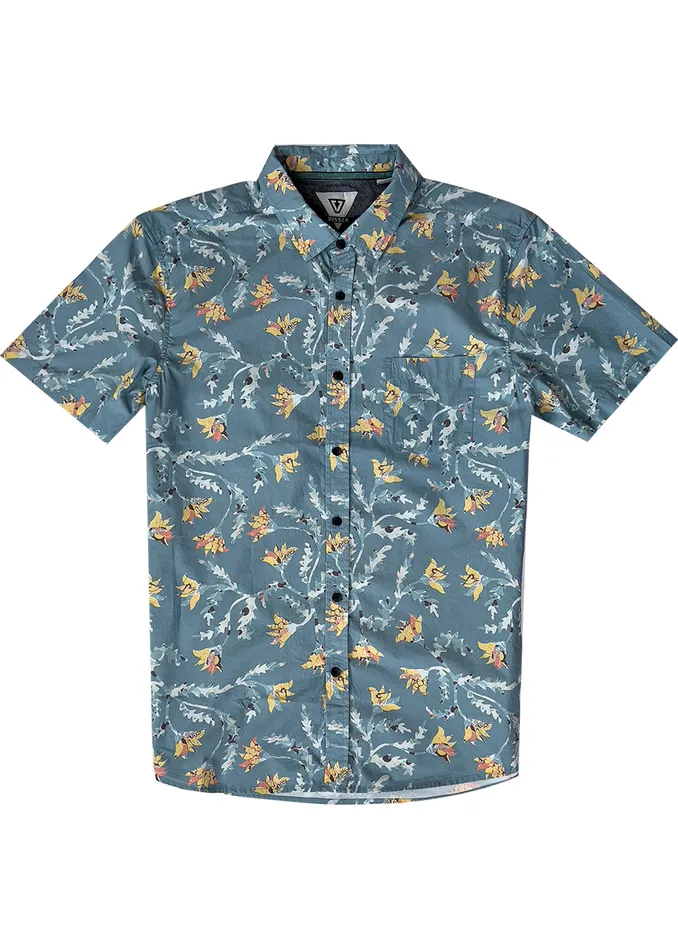 Shirts and Flannels Sight Study Eco Ss Shirt Night Vissla Men