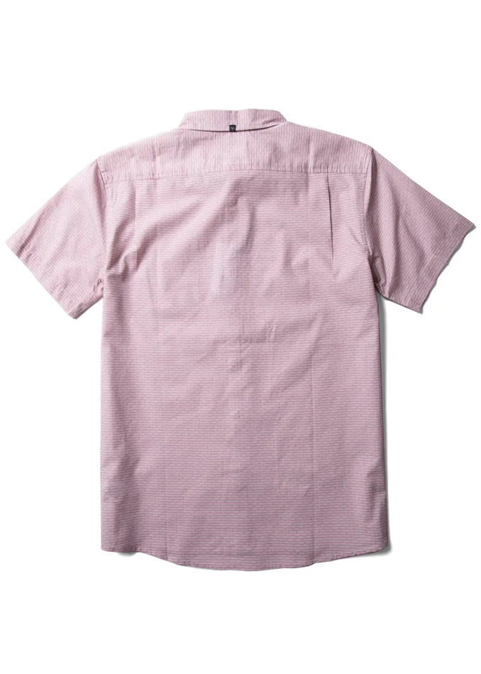 Shirts and Flannels Vissla Men Breakers Stripe Eco Ss Shirt Dusty Rose