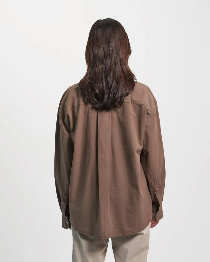 Shirts Colorfulstandard Women Organic Oversized Shirt 8211 Soft Lavender
