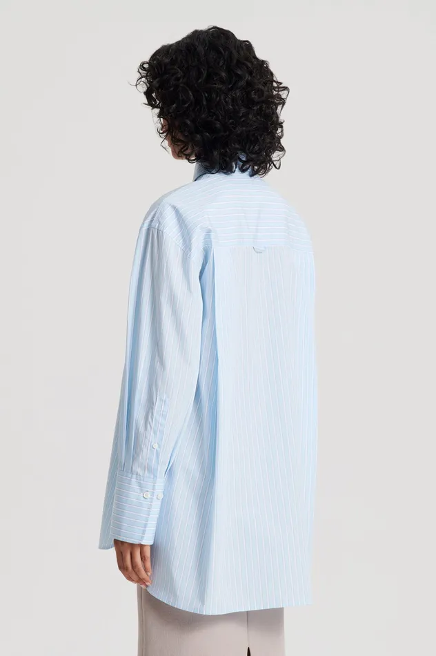 Shirts Scanlan Theodore Women STRIPED SHIRT PALEBLUE Shirts Scanlan Theodore Women STRIPED SHIRT PALEBLUE