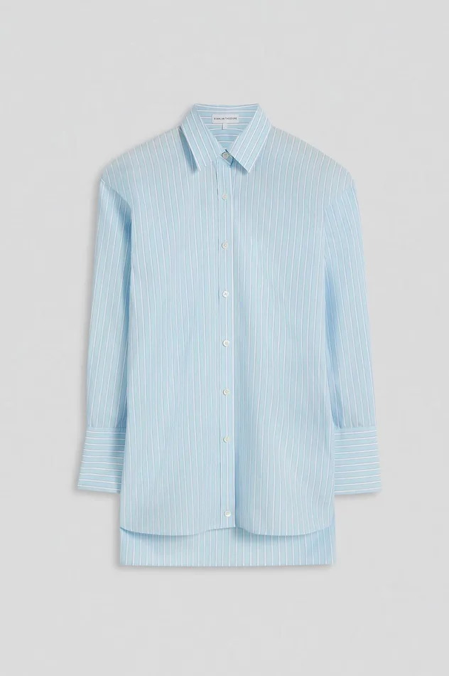 Shirts Scanlan Theodore Women STRIPED SHIRT PALEBLUE Shirts Scanlan Theodore Women STRIPED SHIRT PALEBLUE