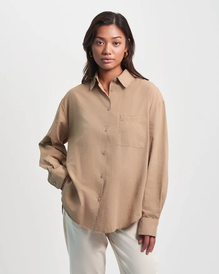 Shirts Women Colorfulstandard Organic Oversized Shirt 8211 Optical White