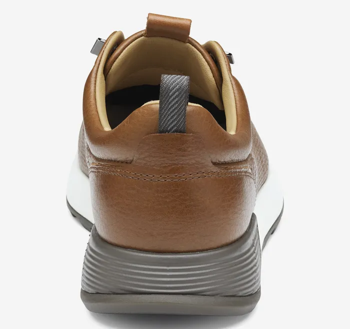 Shoes Johnston and Murphy Men Kinnon Perfed Jogger Dark Tan Full Grain