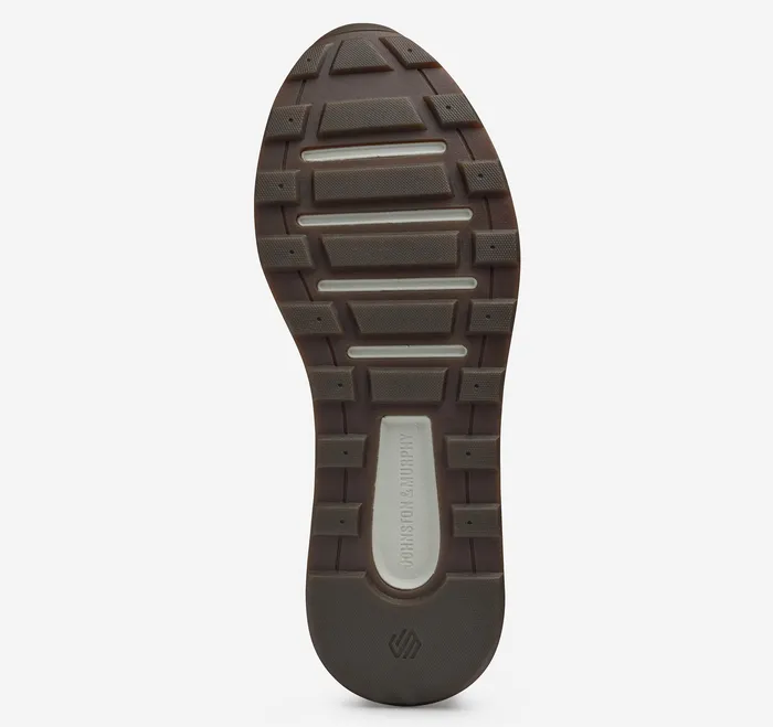 Shoes Johnston and Murphy Men Kinnon Perfed Jogger Dark Tan Full Grain