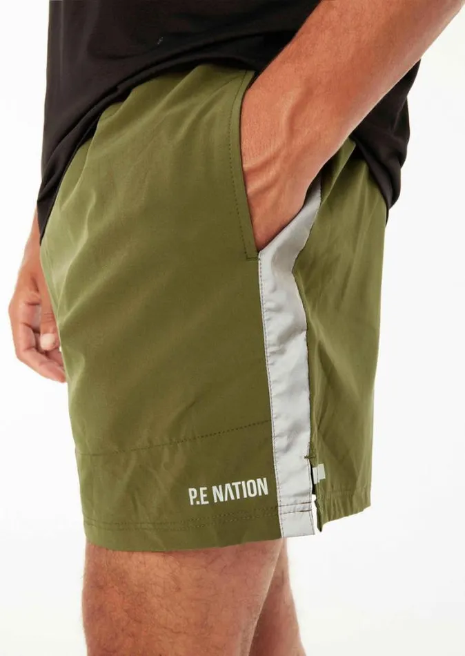 Shop ADRENALIN SHORT IN KHAKI PE Nation Shorts