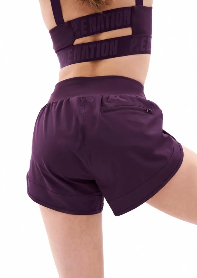 Shop AGILITY TEST SHORT IN POTENT PURPLE PE Nation Shorts