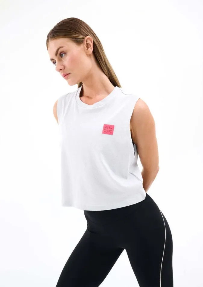 Shop ASTER TANK IN GREY DAWN PE Nation Tees and Tanks