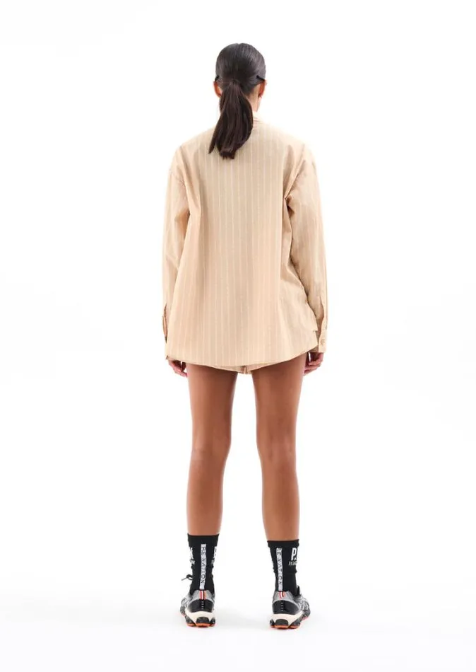 Shop AVENTURA SHIRT IN PINSTRIPE PRINT PE Nation Long Sleeve Tops