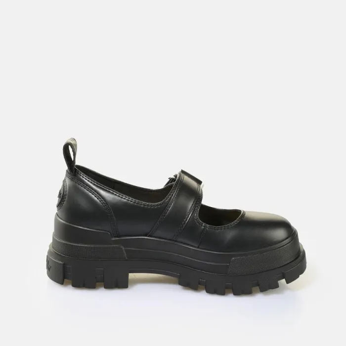 Shop Ballet Flats BUFFALO Aspha Ballerina Buckle Black
