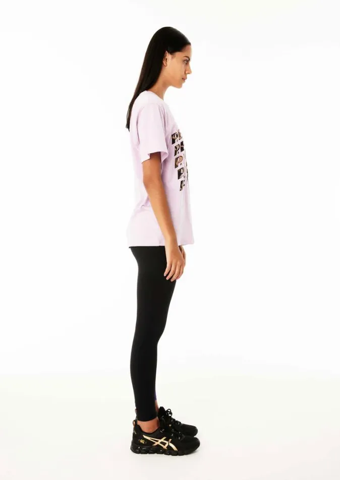 Shop BLOCK PASS SS TEE IN FAIR ORCHID PE Nation Tees and Tanks