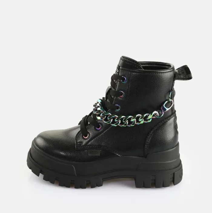 Shop Boots and AnkleBoots BUFFALO Aspha Rld Chain 30 Blackmulti