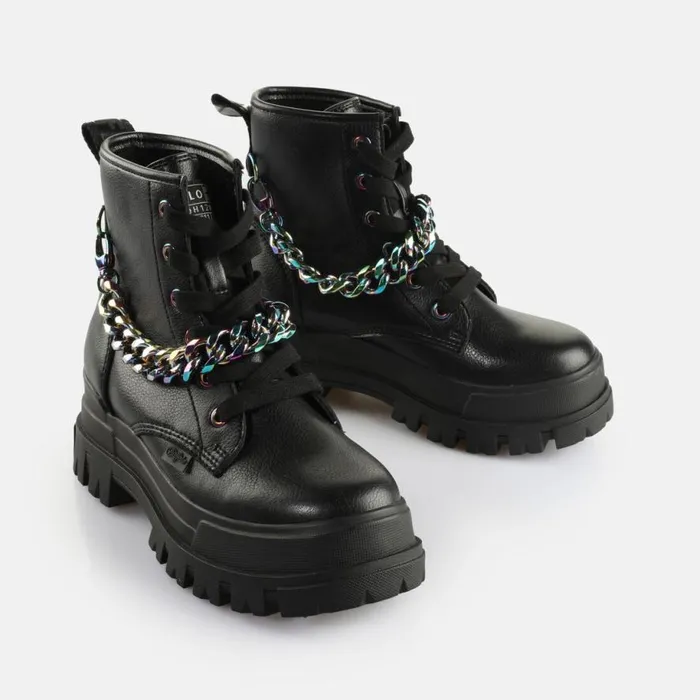 Shop Boots and AnkleBoots BUFFALO Aspha Rld Chain 30 Blackmulti