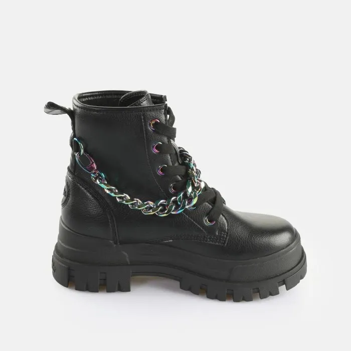 Shop Boots and AnkleBoots BUFFALO Aspha Rld Chain 30 Blackmulti